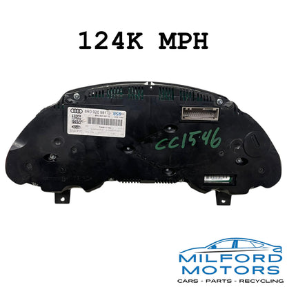 2011-2012 Audi Q5 Speedometer Instrument Cluster OEM – MPH – ID 8R0920950JX