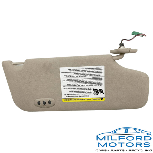 2011-2015 Lincoln MKX Left Driver Side Illuminated Sun Visor w/ Garage Door Opener USED OEM CA1Z-7804105-BA