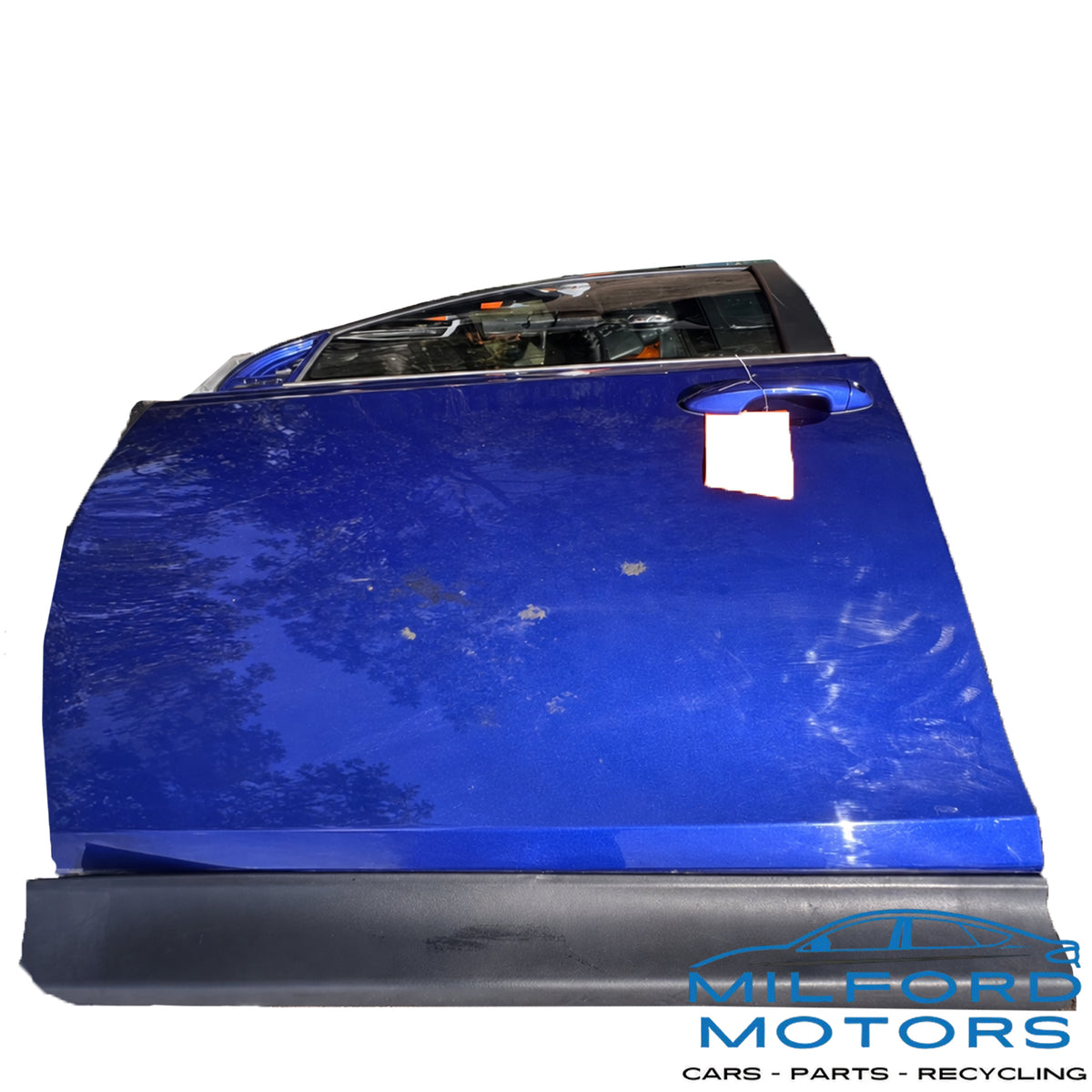 Used 2013-2018 Toyota RAV4 OEM Left Front Driver Door Assembly Blue Auto Down Window 62,000 Miles