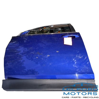 Used 2013-2018 Toyota RAV4 OEM Left Front Driver Door Assembly Blue Auto Down Window 62,000 Miles
