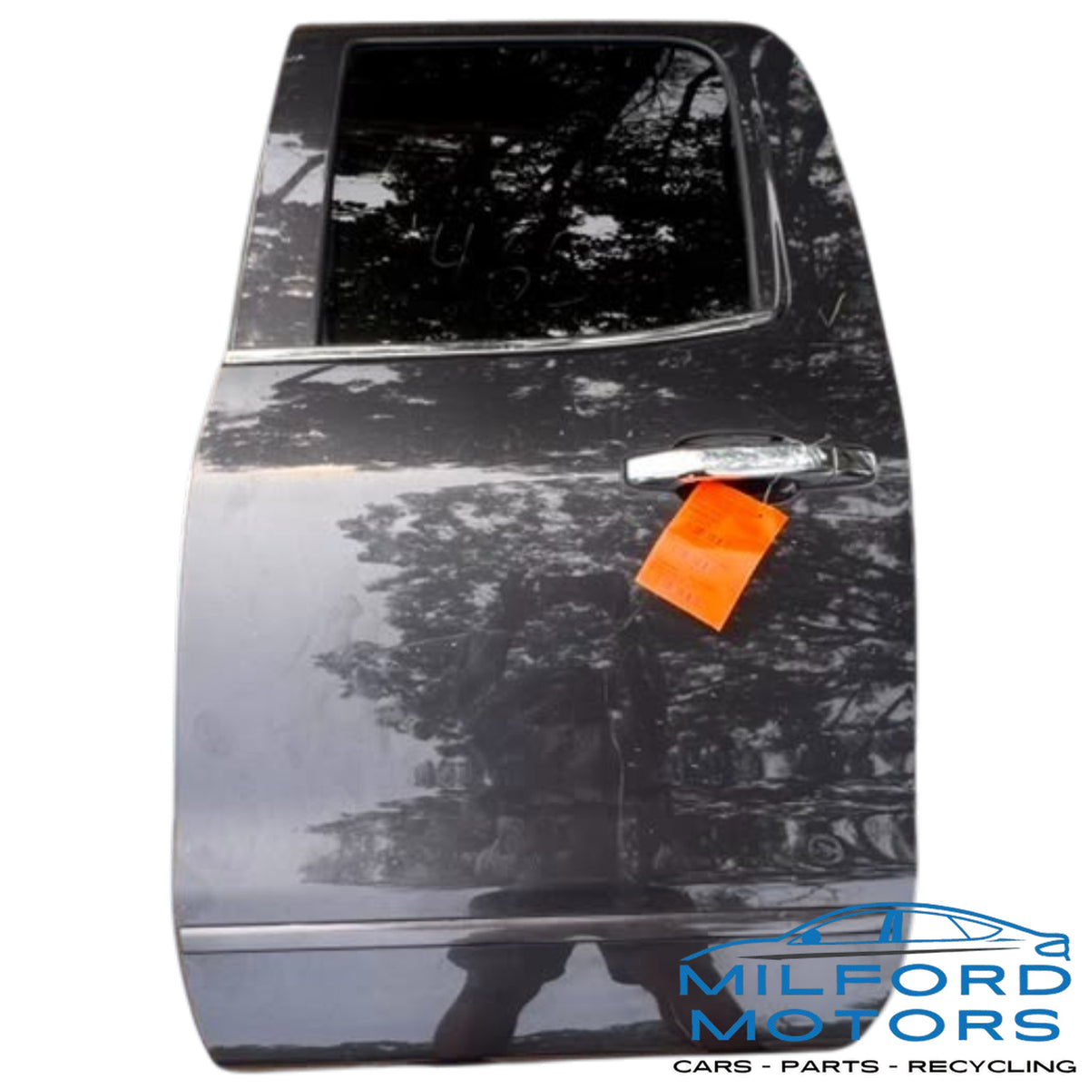 2014-2019 Silverado Sierra Double Cab Left Driver Rear Door Assembly Gray GXG OEM