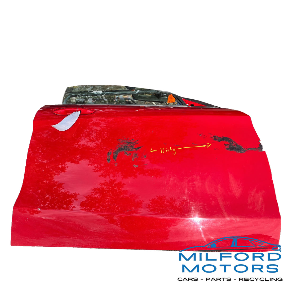 Used 2014-2019 Mercedes-Benz CLA250 CLA45 OEM Right Front Passenger Door Assembly Red 190,000 Miles