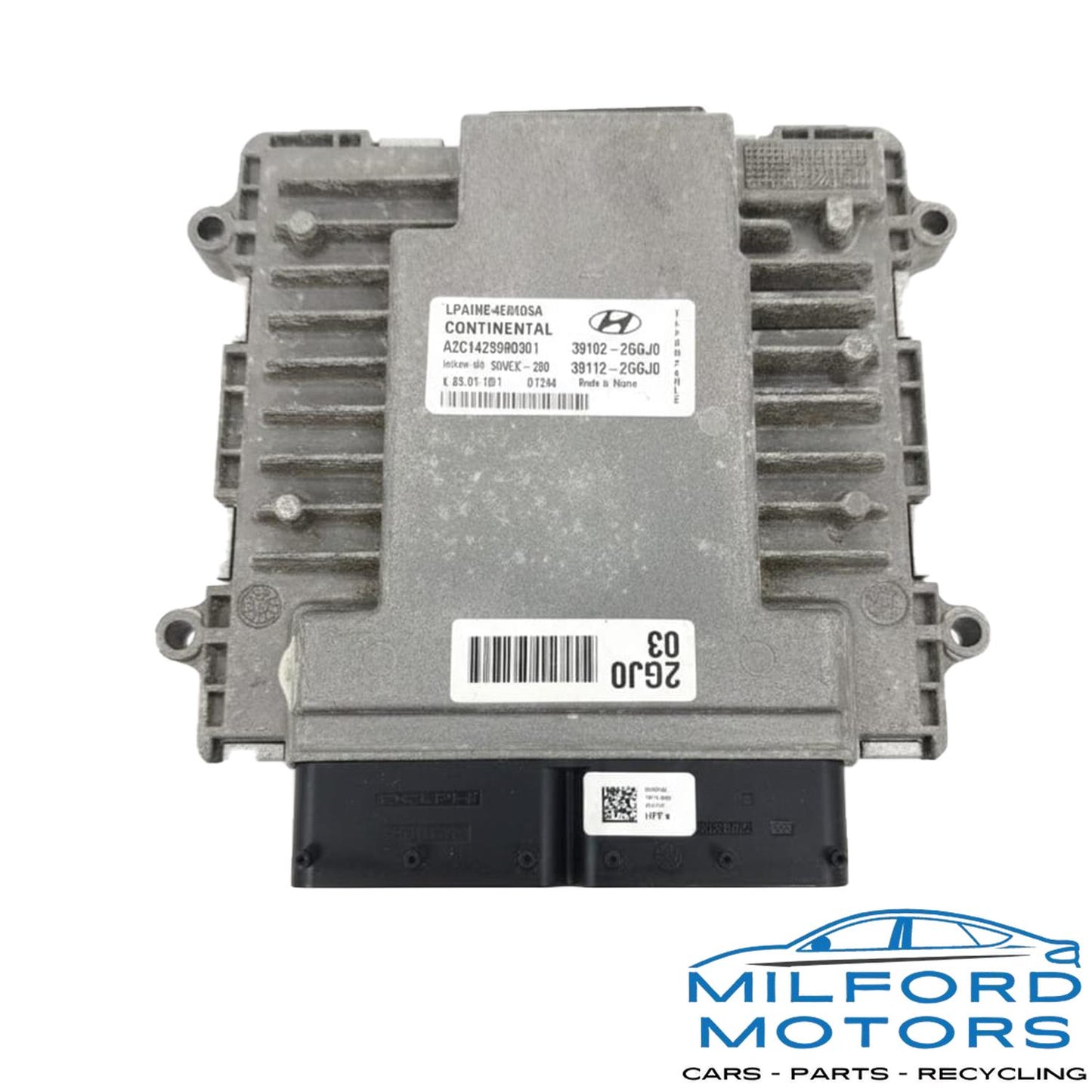 2018-2019 Hyundai Sonata 2.4L ULEV ECM ECU Engine Computer OEM 39112-2GGJ0 72K Miles