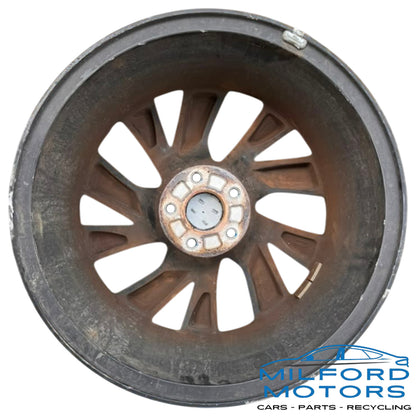 Used 2019–2021 Honda HR-V 18x7.5 Alloy Wheel — 10 Angled Spokes — Machined & Black Painted — OEM