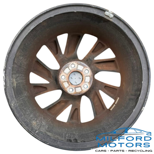 Used 2019–2021 Honda HR-V 18x7.5 Alloy Wheel — 10 Angled Spokes — Machined & Black Painted — OEM