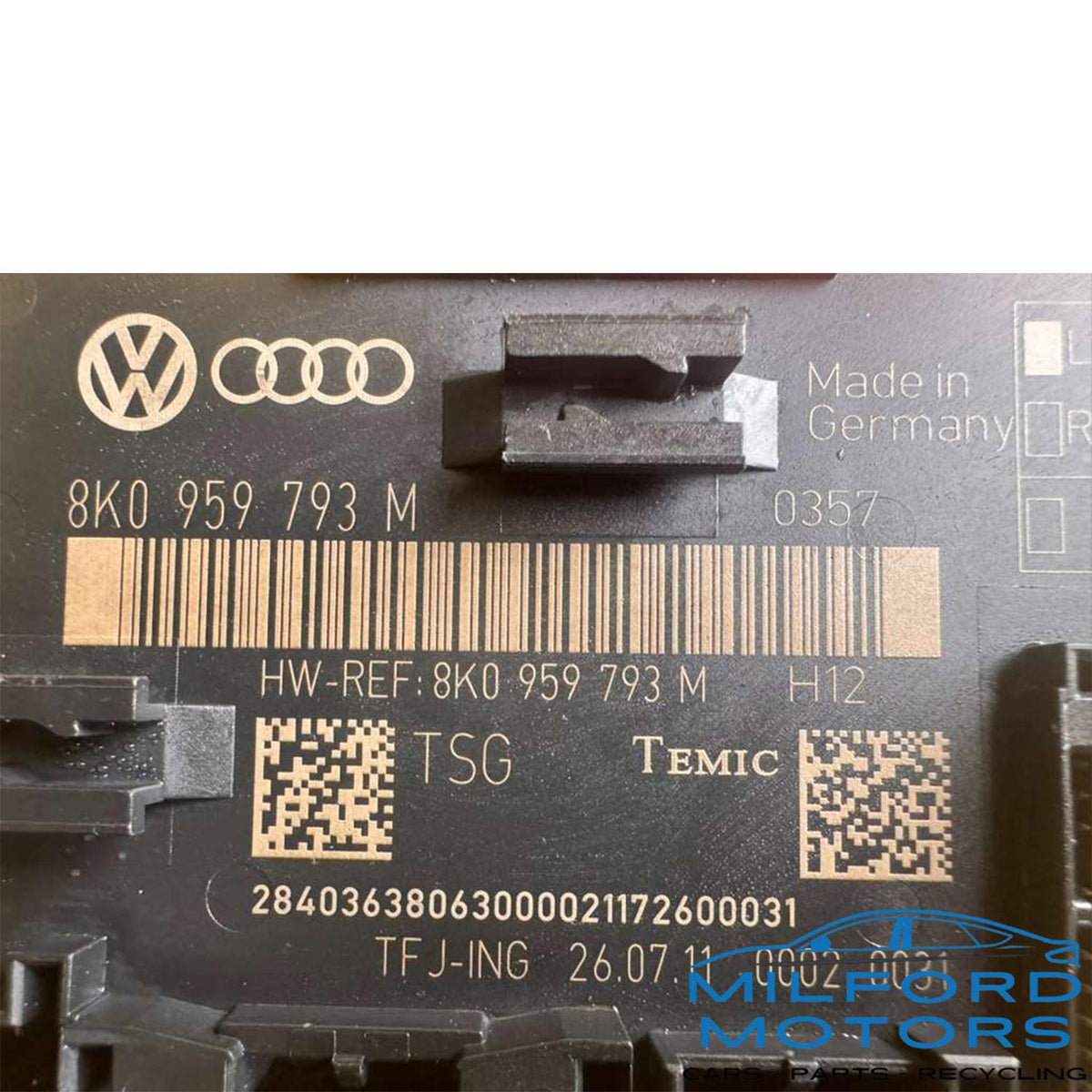 2009-2012 Audi Q5 USED Front Left Door Window Control Module 8K0959793H OEM