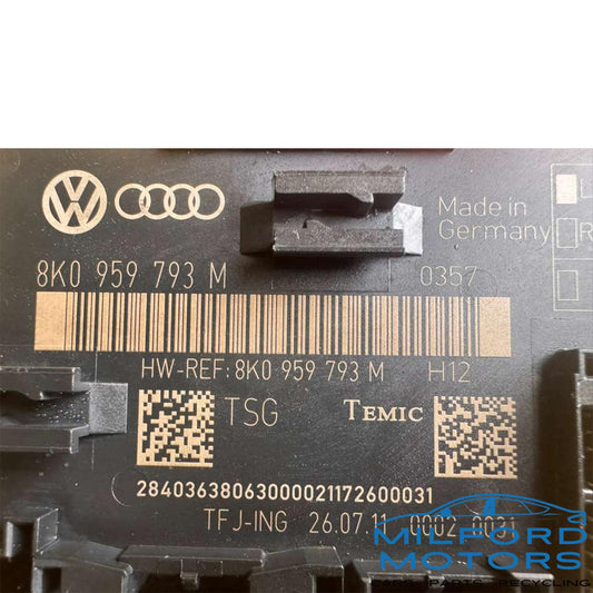 2009-2012 Audi Q5 USED Front Left Door Window Control Module 8K0959793H OEM