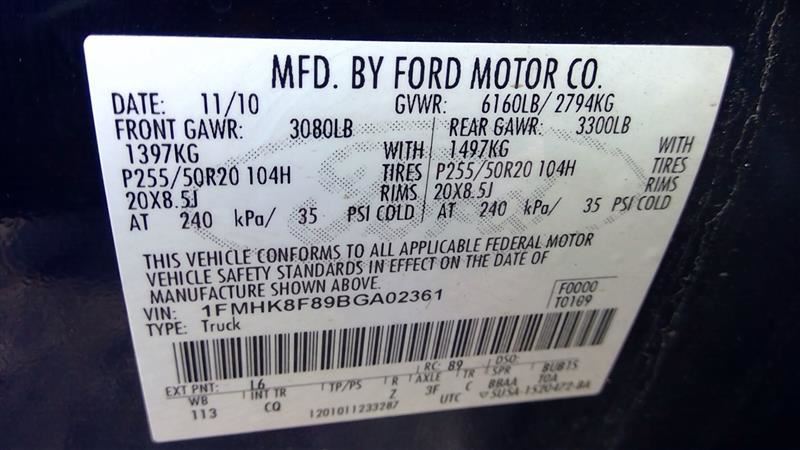 Used 2011-2012 Ford Explorer 3.5L V6 Engine – 152,422 Miles