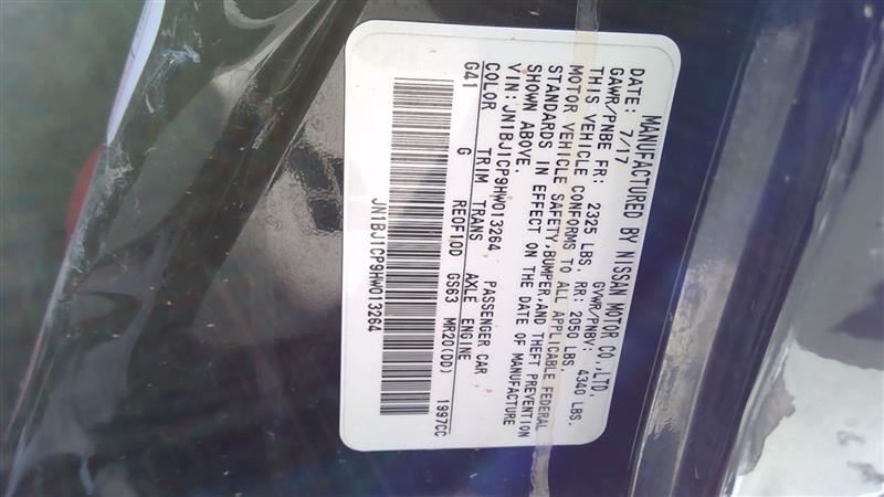 Used 2.0L Nissan MR20DD Engine – 2017 Rogue Sport / Qashqai – 66,891 Miles