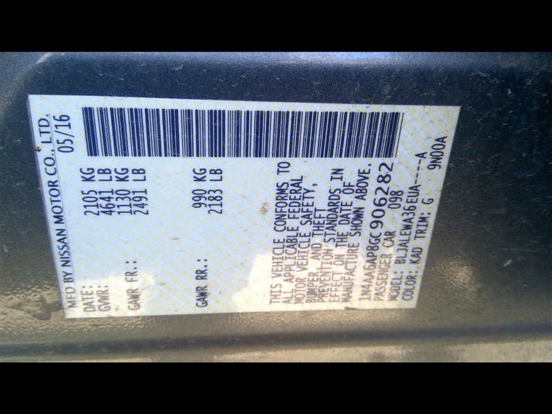 Used 2016-2023 Nissan Maxima 3.5L V6 Engine – 128,010 Miles – VIN A – VQ35DE