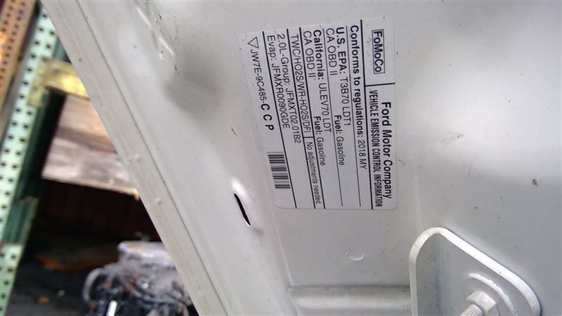 Used 2018-2022 Ford EcoSport 2.0L Engine – 53,233 Miles – VIN L