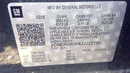 Used 2018-2024 Enclave Traverse 3.6L V6 LFY Engine