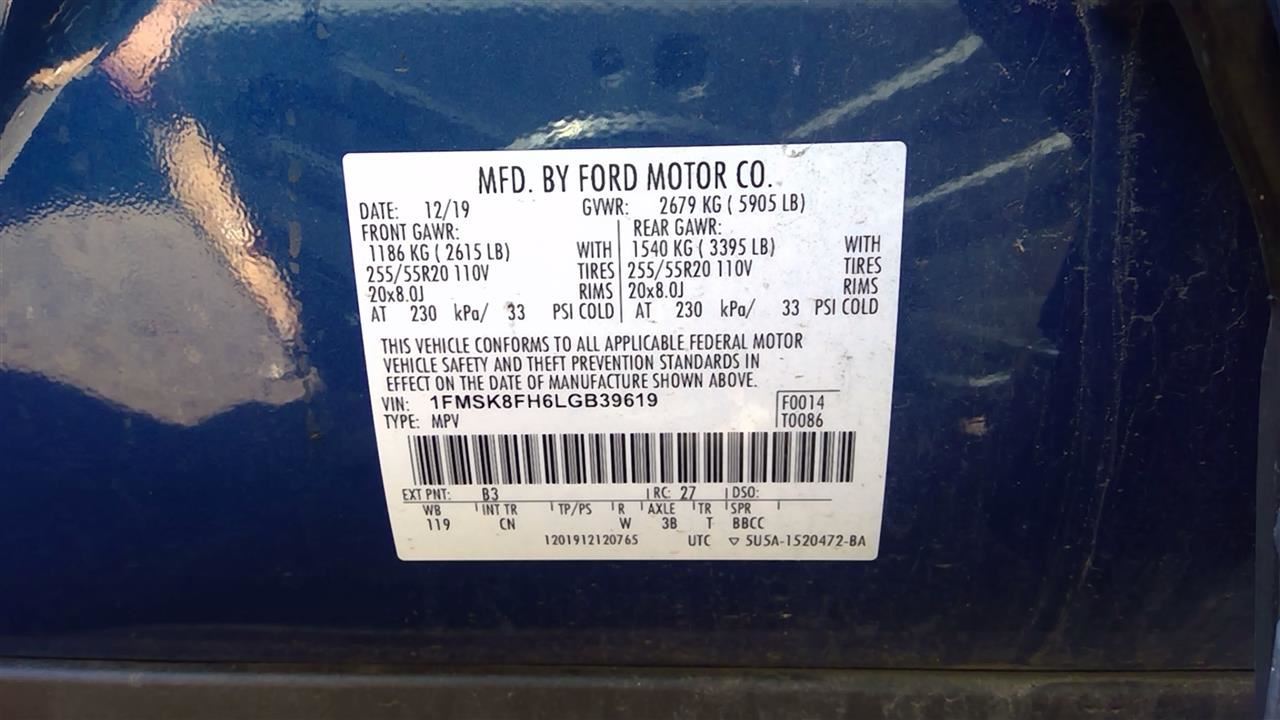 Used 2.3L EcoBoost Turbo Engine – 2020–2024 Ford Explorer 141,890 Miles
