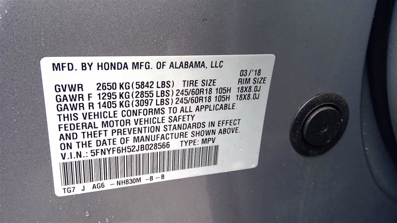 Used 3.5L V6 Engine – 2018-2025 Honda Pilot / Ridgeline J35Y6 (38,000 Miles)