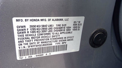 Used 3.5L V6 Engine – 2018-2025 Honda Pilot / Ridgeline J35Y6 (38,000 Miles)