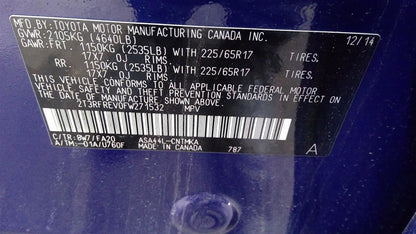 Used 2013-2018 Toyota RAV4 2.5L Engine – 2AR-FE (62,000 Miles)