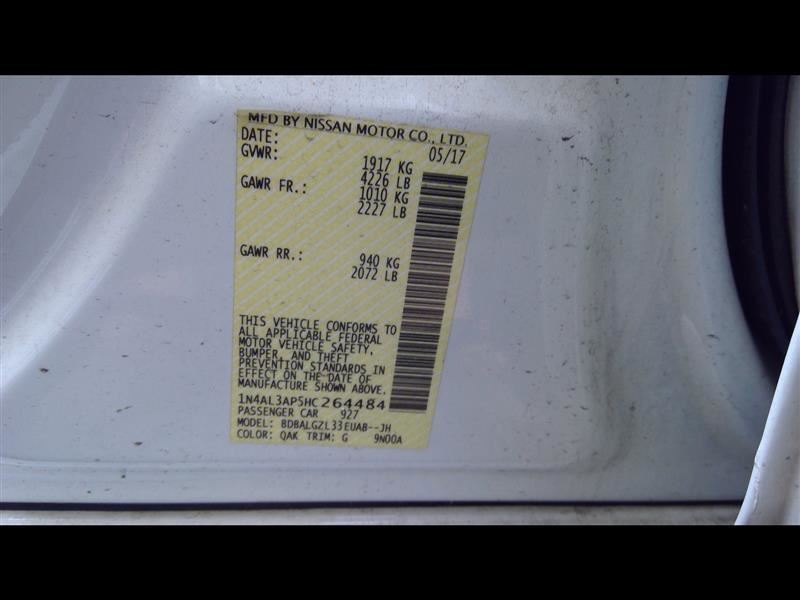 Used Nissan Altima 2.5L QR25DE Engine – 117,741 Miles