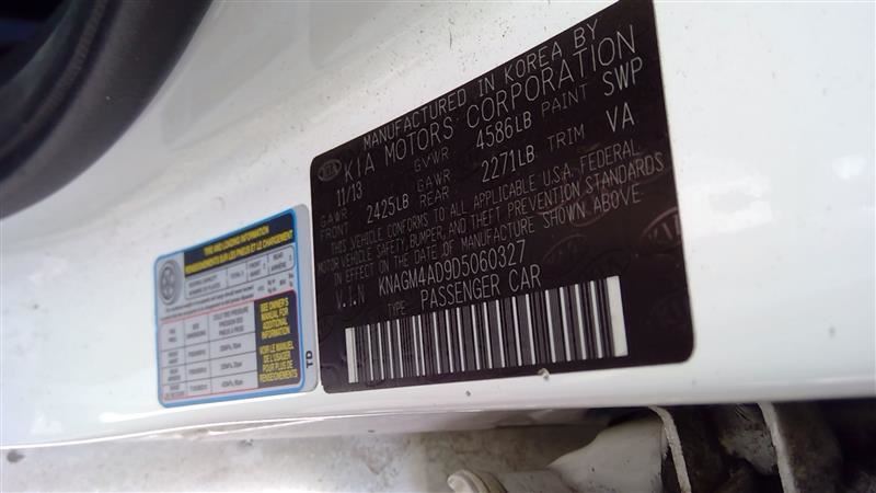 Used 2013-2016 Optima Sonata 2.4L Hybrid Engine –  Theta II (138,595 Miles)