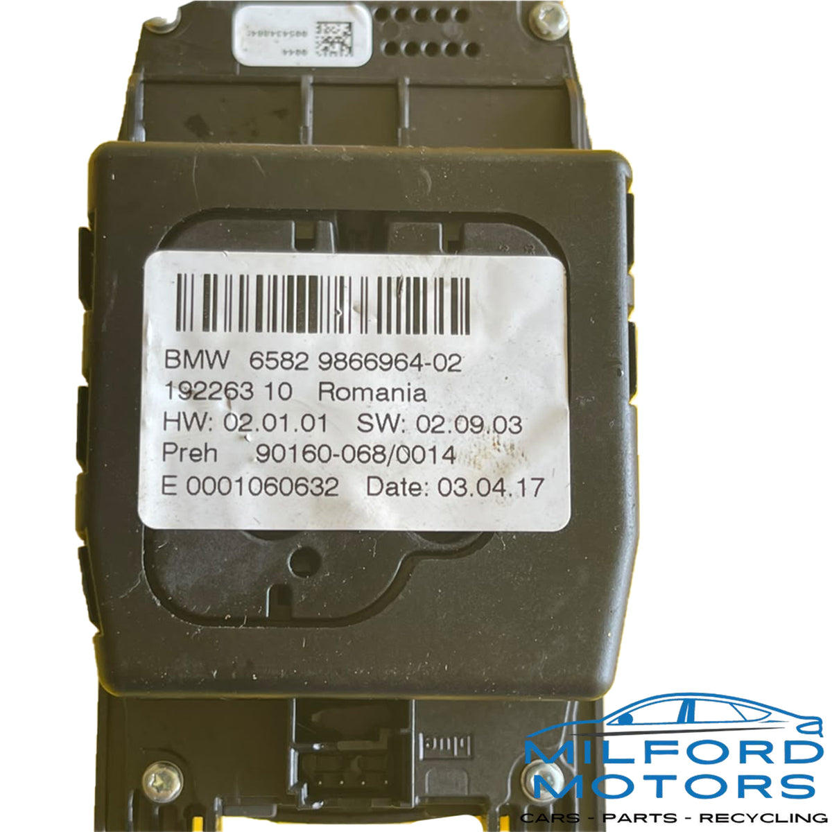 2012-2021 BMW iDrive USED Navigation Radio Console Controller 65825A3B1E6 OEM