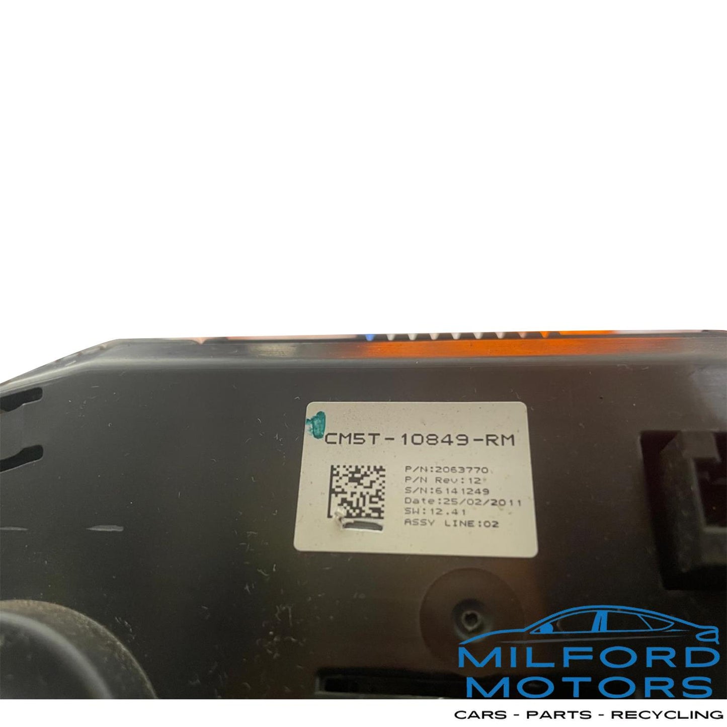 OEM Used Instrument Cluster Speedometer – 151,554 Miles – 2012-2018 Ford Focus Gasoline MPH – ID CM5T-10849-RA thru RU