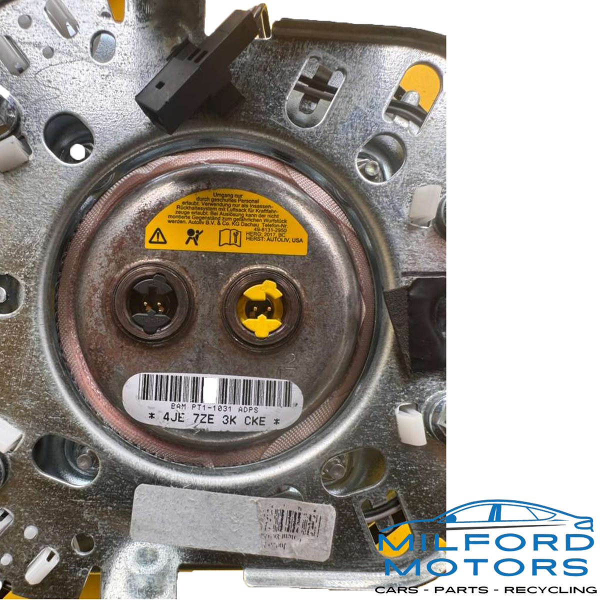 Used OEM Front Driver Steering Wheel Air Bag – 2011–2020 Dodge Grand Caravan – 1QK29DX9AI