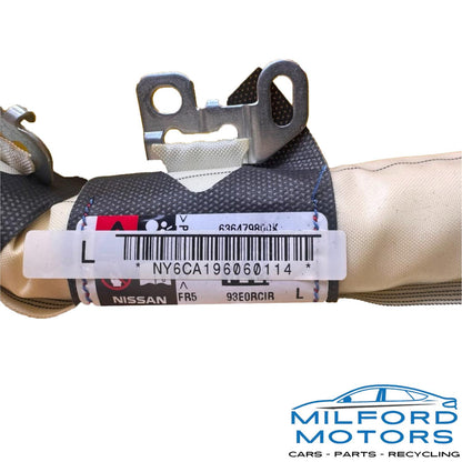 2019-2020 Nissan Altima OEM USED Driver Left Roof Curtain Air Bag OEM 985P1-6CA8A