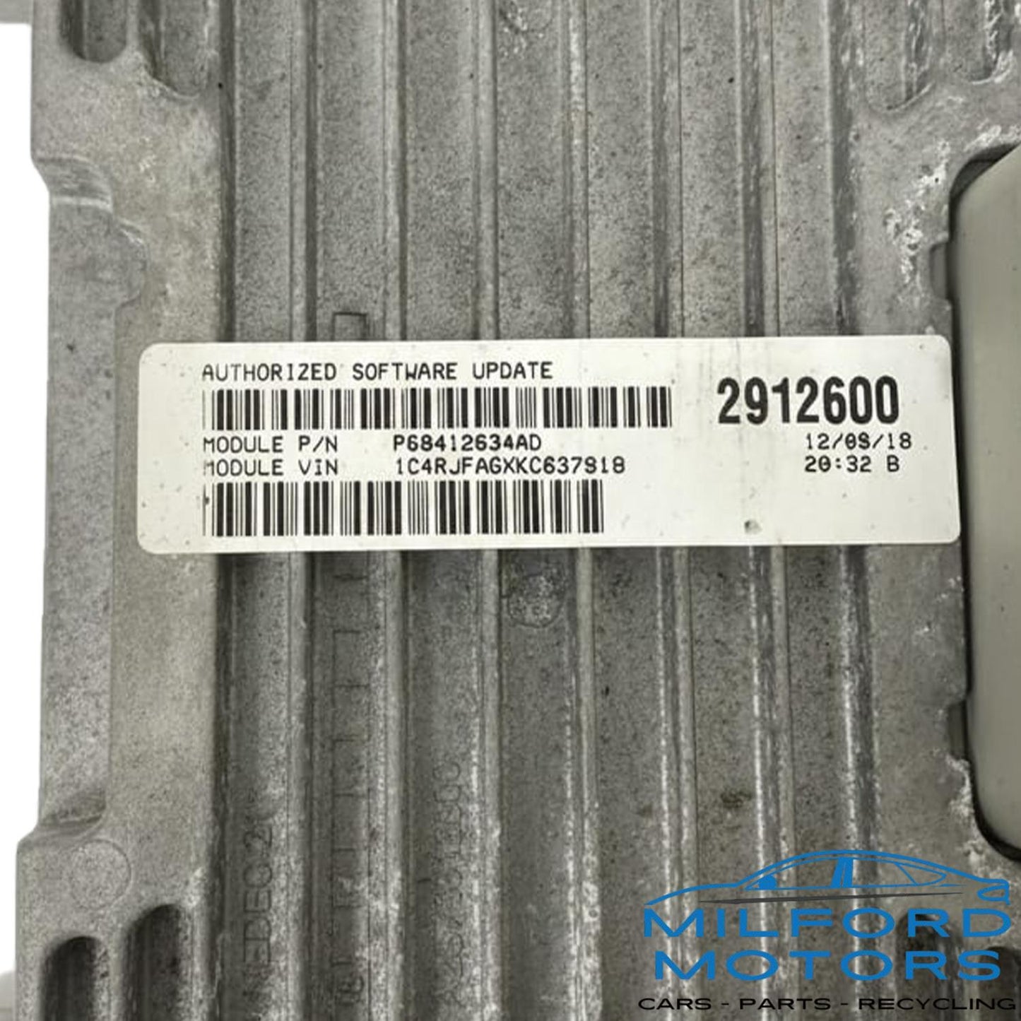 2018-2019 Dodge Durango Jeep Grand Cherokee 3.6L PCM ECM Engine Computer OEM 68330924AA 83K Miles