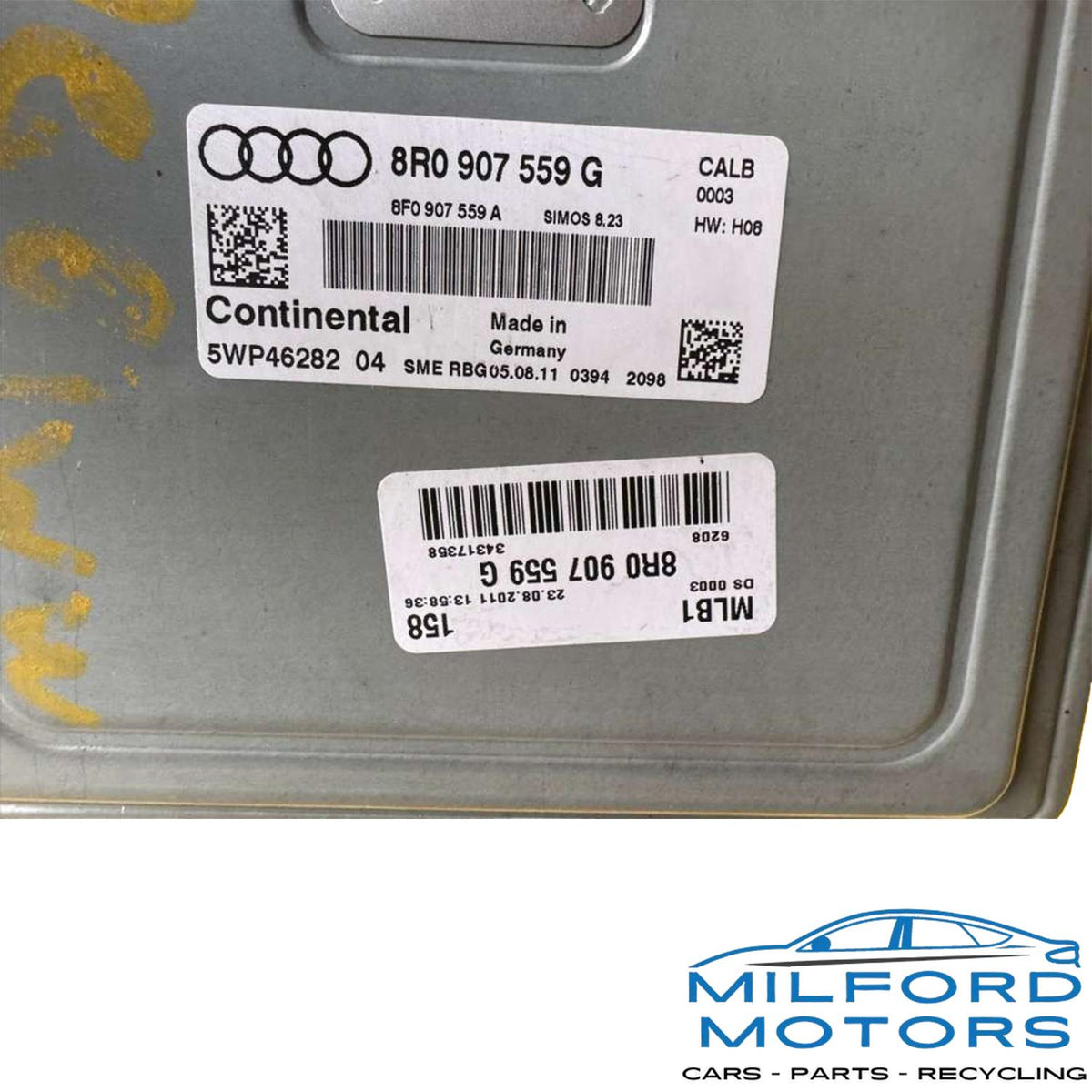 2011-2012 Audi Q5 3.2L USED Engine Computer ECM ECU 8R0907559G OEM