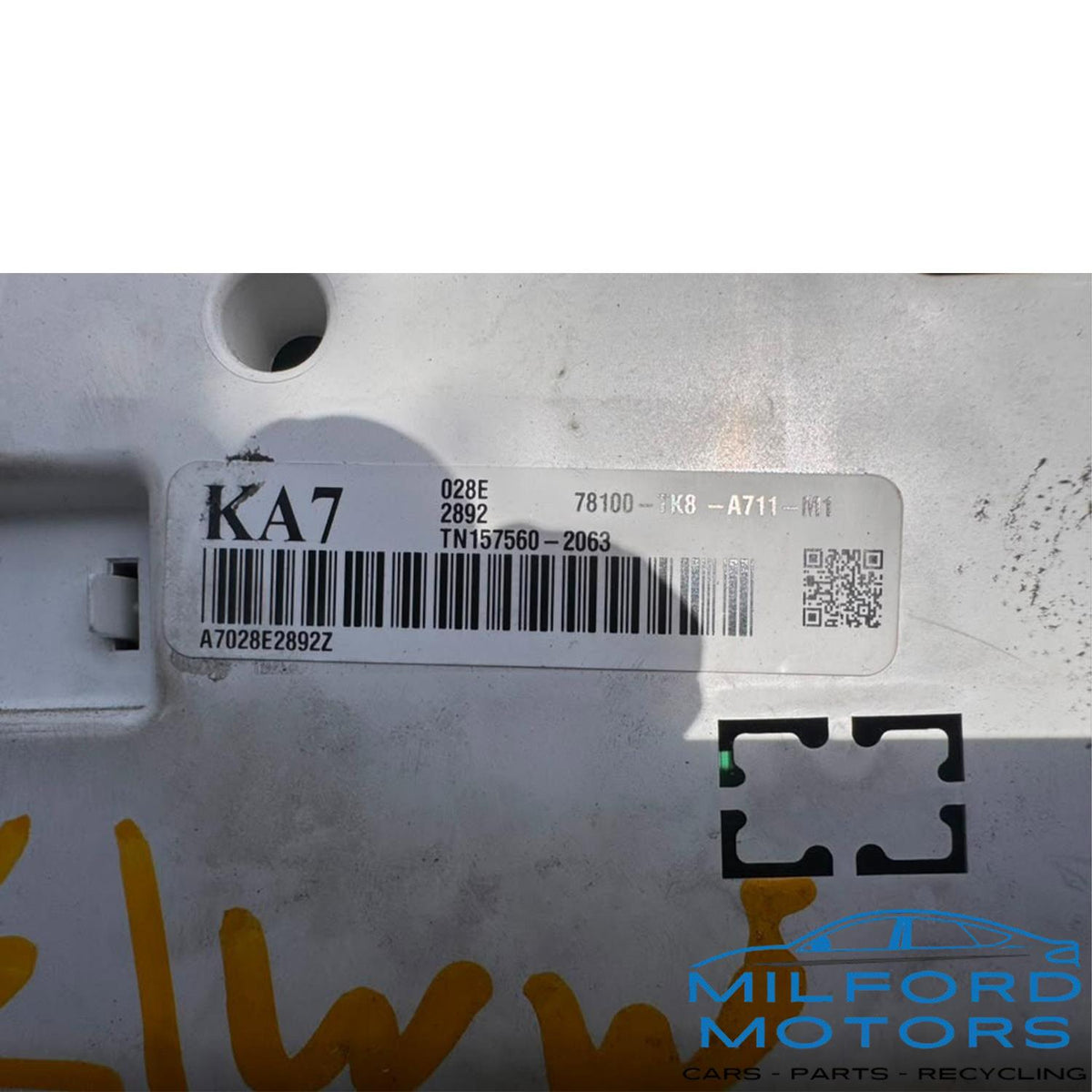 2014-2017 Honda Odyssey EX-L Speedometer Instrument Cluster MPH 78100-TK8-A71 172K Miles