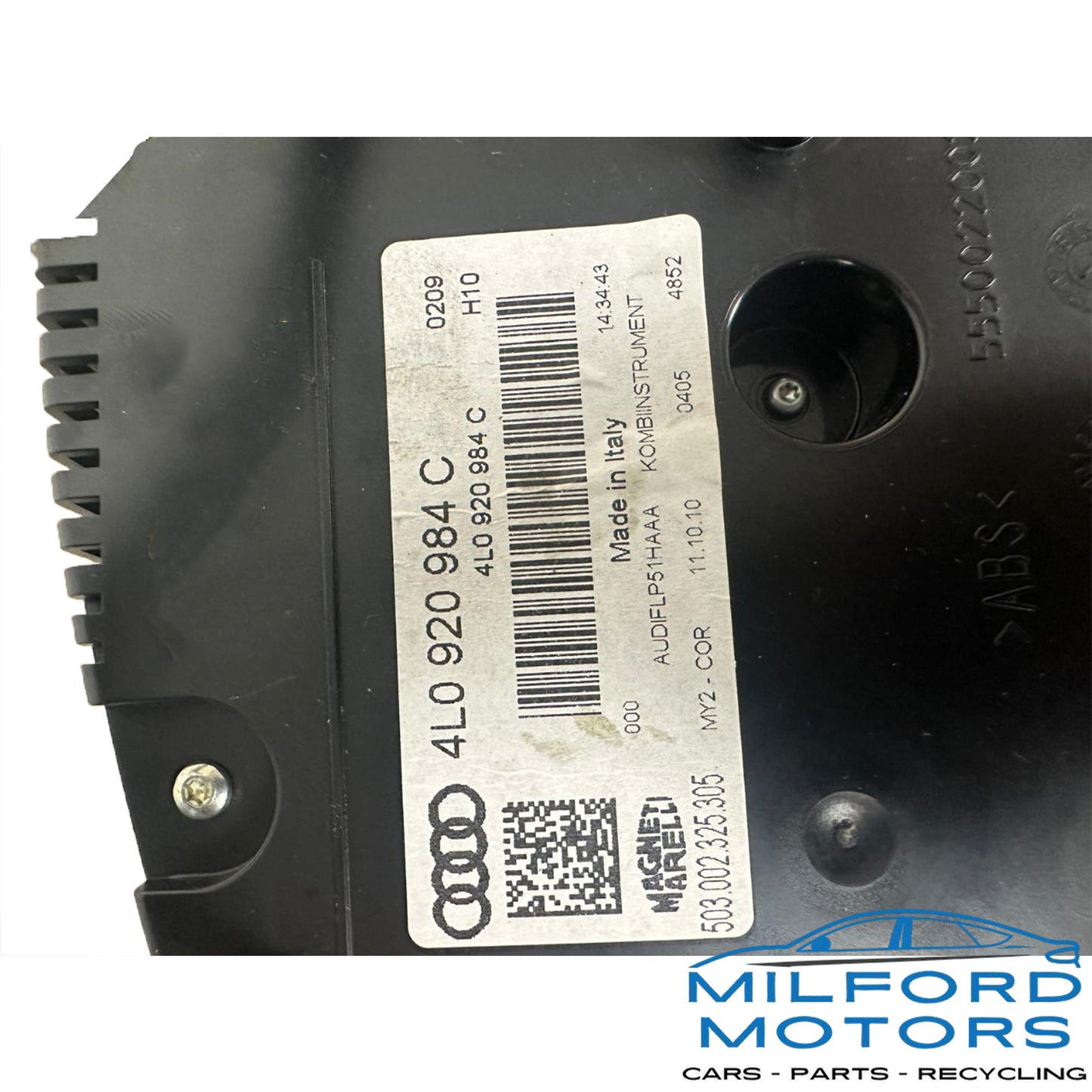 OEM Used Instrument Cluster Speedometer – 2011 Audi Q7 MPH – ID 4L0920983CX
