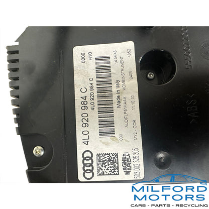 OEM Used Instrument Cluster Speedometer – 2011 Audi Q7 MPH – ID 4L0920983CX