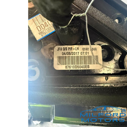 Used OEM OEM Kia Optima Left Driver Power Folding Mirror 2016–2018 Memory US Built No Blind Spot 107,325 Miles
