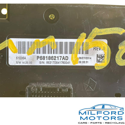 2014 Ram 1500 3500 USED Temperature Climate Control Rear Defrost 68186217AD OEM