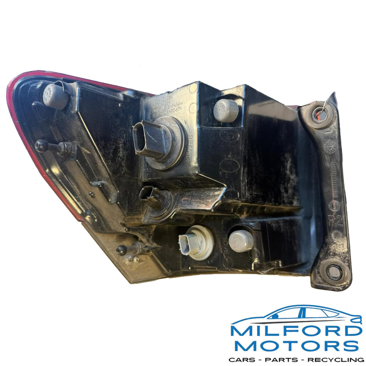Used OEM 2014–2022 Jeep Grand Cherokee Passenger Right Tail Light – Quarter Panel Mounted – Black Bezel – 68142942AH