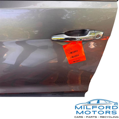 2013-2019 USED OEM LEFT FRONT DOOR PANEL ASSEMBLY – GRAY IM