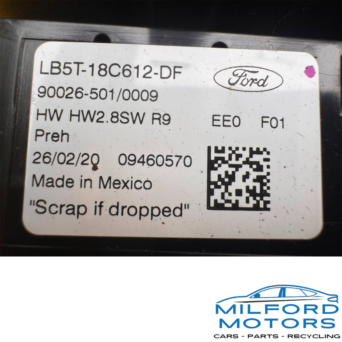 Used 2020 Ford Explorer Radio Audio Control Panel 8.0" Screen LB5T-18K811