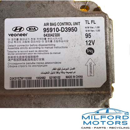 Used OEM Air Bag Control Module – 2019–2021 Hyundai Tucson – 95910D3950