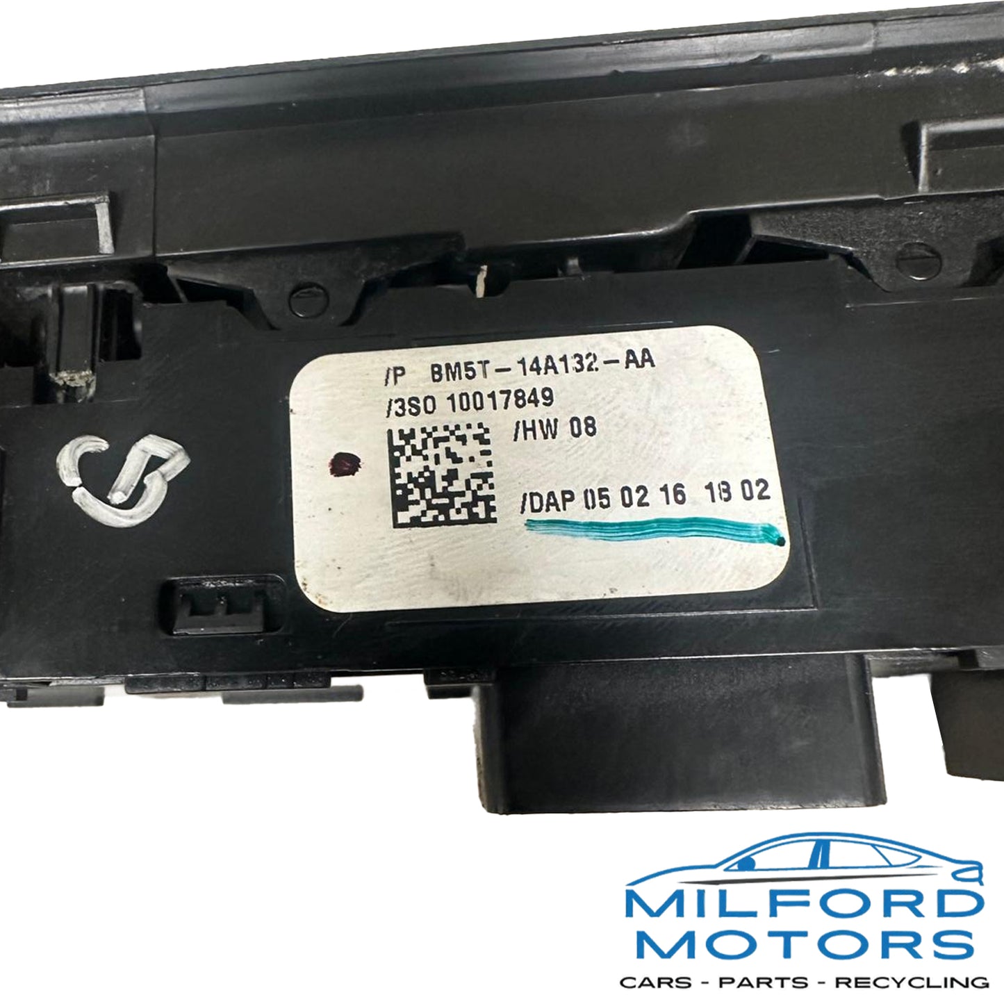 Used OEM Ford Driver Master Window & Mirror Switch – BM5Z-14529-H – 86,375 Miles