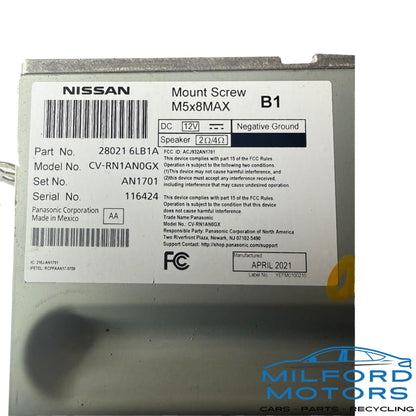 OEM Radio Audio Receiver – AM/FM – 2020-2022 Nissan Sentra 43,521 Miles