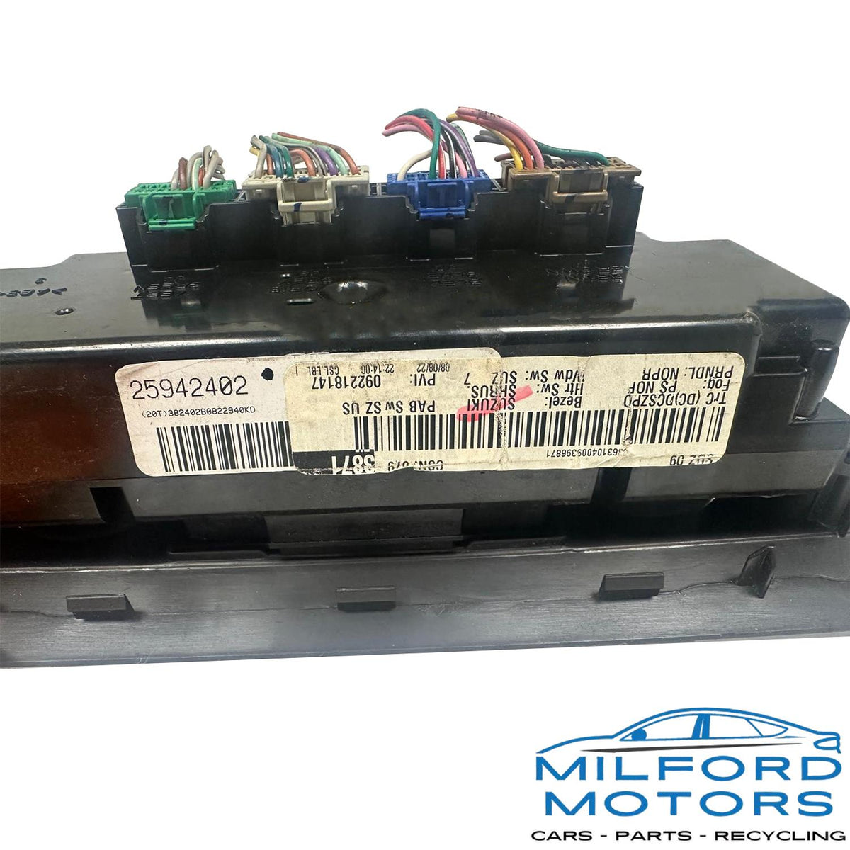OEM 2007-2009 Suzuki XL-7 Temperature Control Climate Control Panel Rear A/C Heated Seats