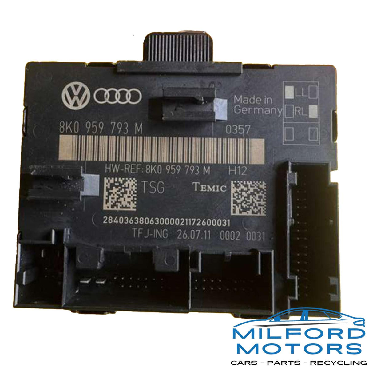 2009-2012 Audi Q5 USED Front Left Door Window Control Module 8K0959793H OEM