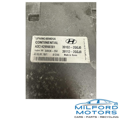 2018-2019 Hyundai Sonata 2.4L ULEV ECM ECU Engine Computer OEM 39112-2GGJ0 72K Miles