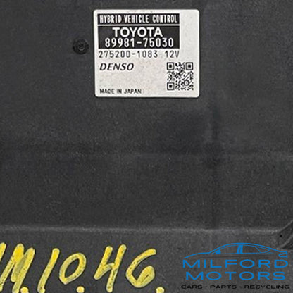 2010-2011 Lexus HS250h ECM ECU Engine Computer OEM 89981-75030 Hybrid Fuel Injection Control