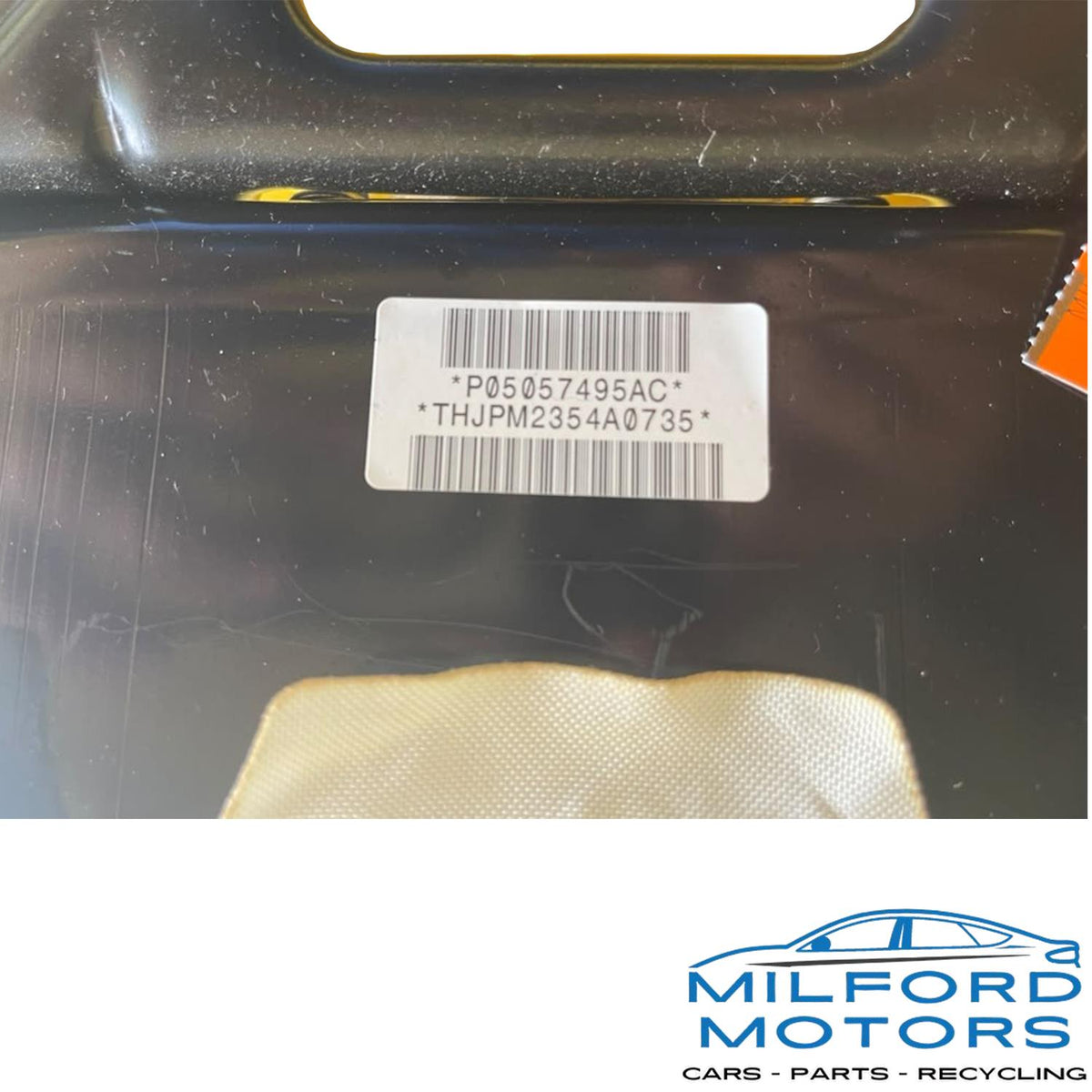 2010-2018 Dodge Ram 1500 2500 3500 USED Passenger Dash Airbag 05057495AC OEM