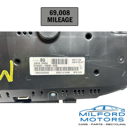 OEM 2011-2012 Nissan Rogue Instrument Cluster Speedometer MPH 248101VK0A - 69,008 Miles