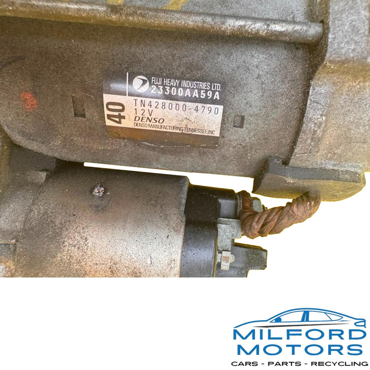 2008-2015 Subaru Legacy Starter Motor 23300AA59A/B 2.5L 3.6L 91K Miles