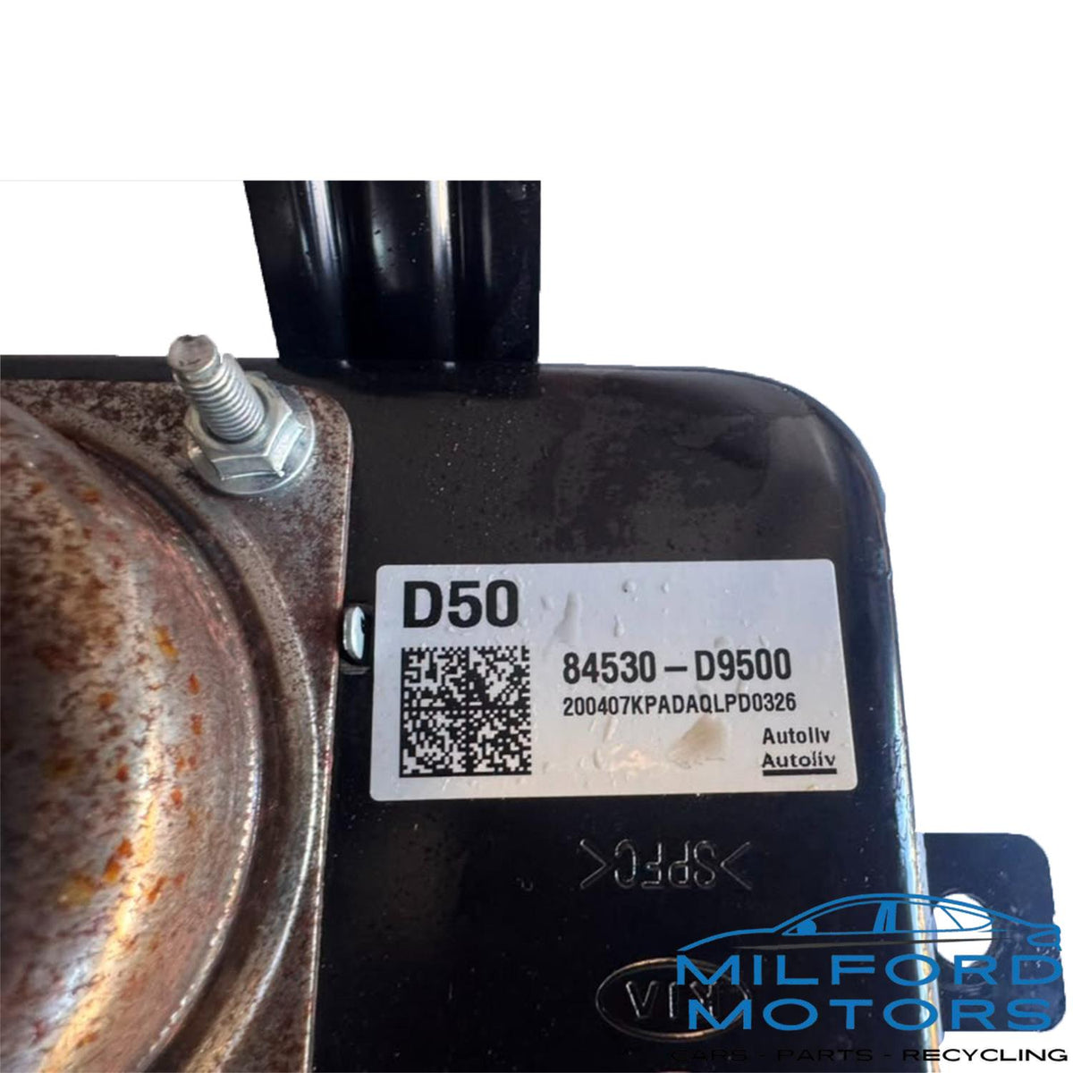 2017-2022 Kia Sportage USED Passenger Right Dashboard Airbag OEM 84530D9500
