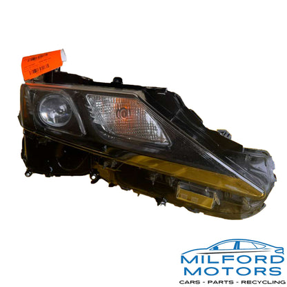 2020-2024 Toyota Camry USED Passenger Right Bi-LED Headlight Black Trim 8111006F60 OEM