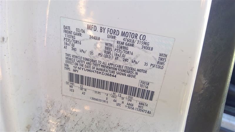 Used 2006 Ford Escape / Mercury Mariner Hybrid CVT Transmission – Powersplit Electric – 105,140 Miles