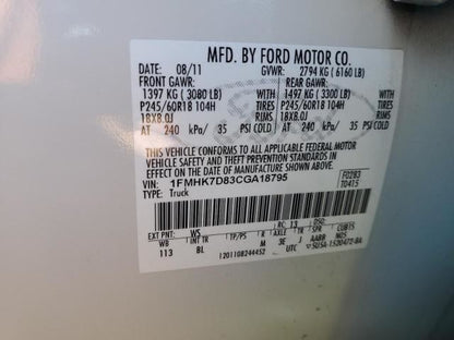 Used 2011-2019 Edge / Explorer / Taurus 3.5L Ford V6 Engine – 119,026 Miles